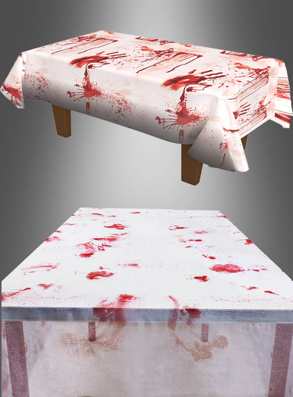 Table cloth blood