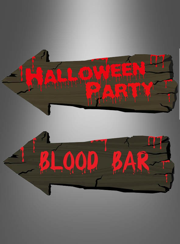 Halloween Guide Signs
