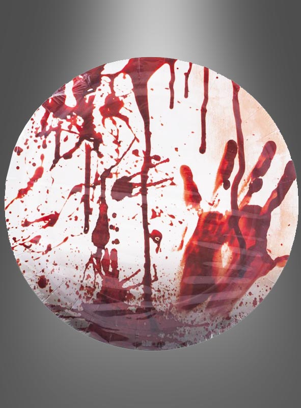 Bloody Paper Plates Halloween 6 pcs