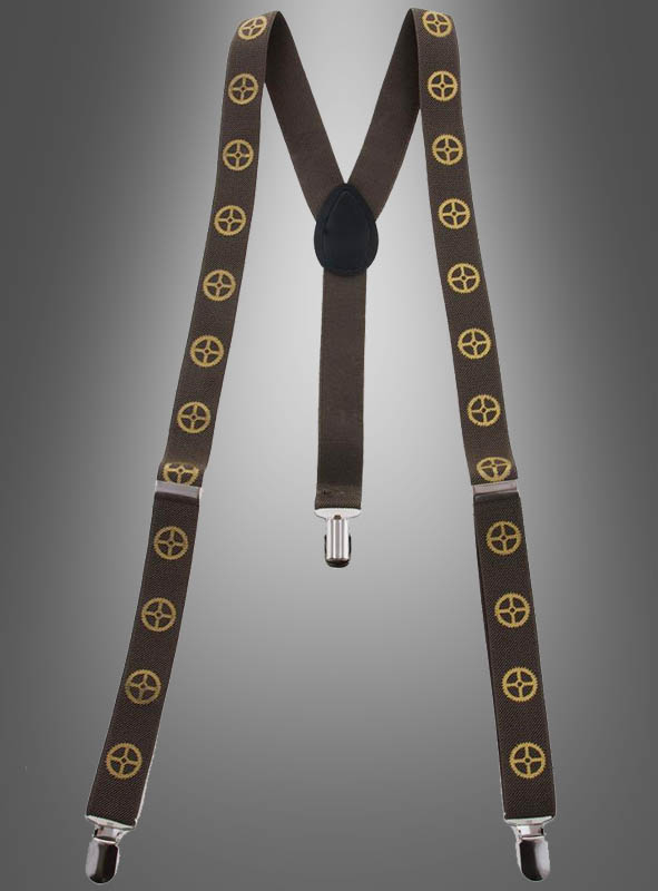 Zahnrad Hosenträger Steampunk