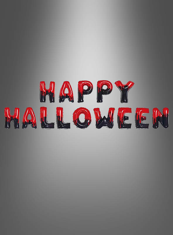 Happy Halloween Lettering Foil Balloons