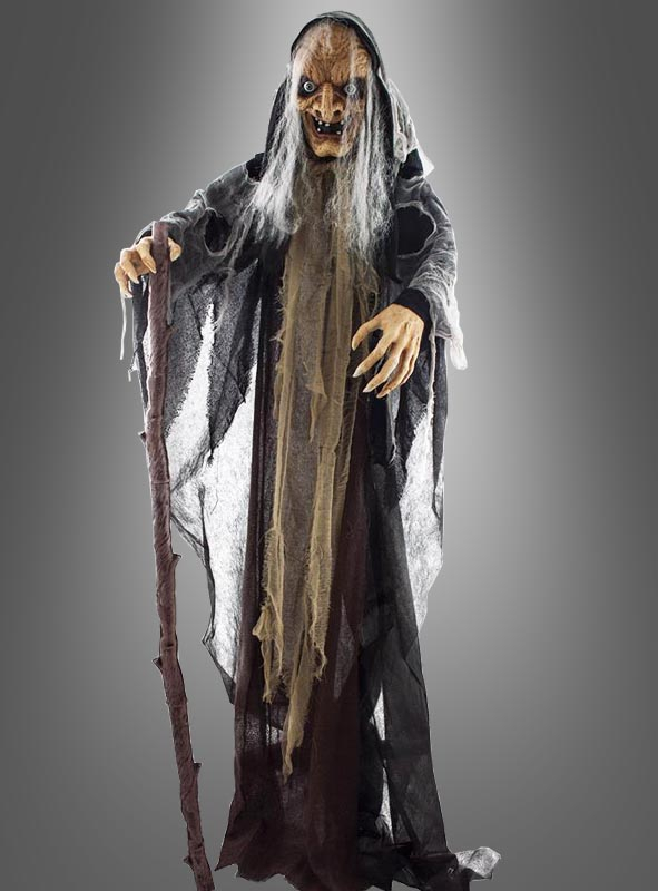 Animatronic Hexenfigur Halloween Lebensgross Mit Sound