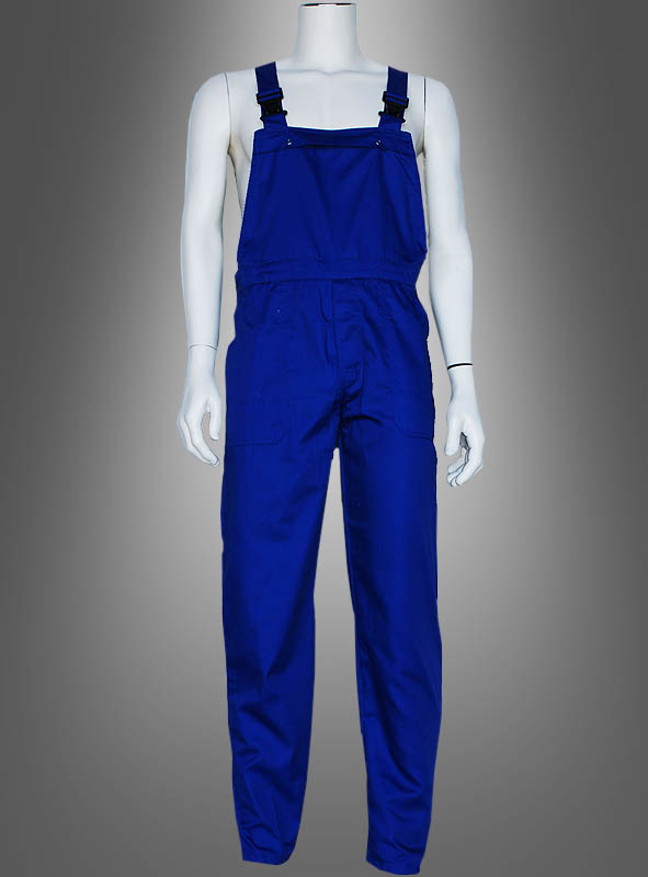 Waschbare blaue Latzhose für Kinder