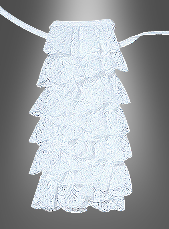 Weißes Jabot bei Kostuempalast.de