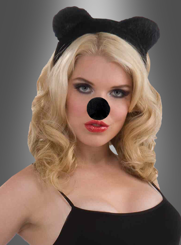 Mouse black foam nose