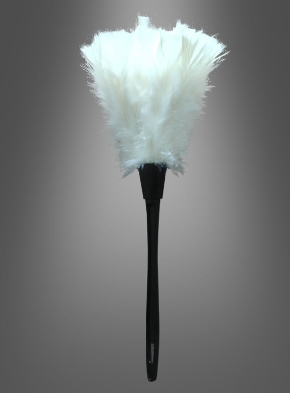 feather duster white