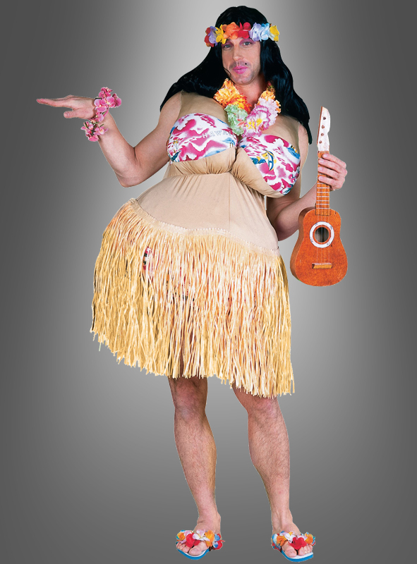 Hawaiian costume hula girl for men