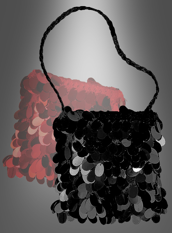 Charleston Bag black with Sequins