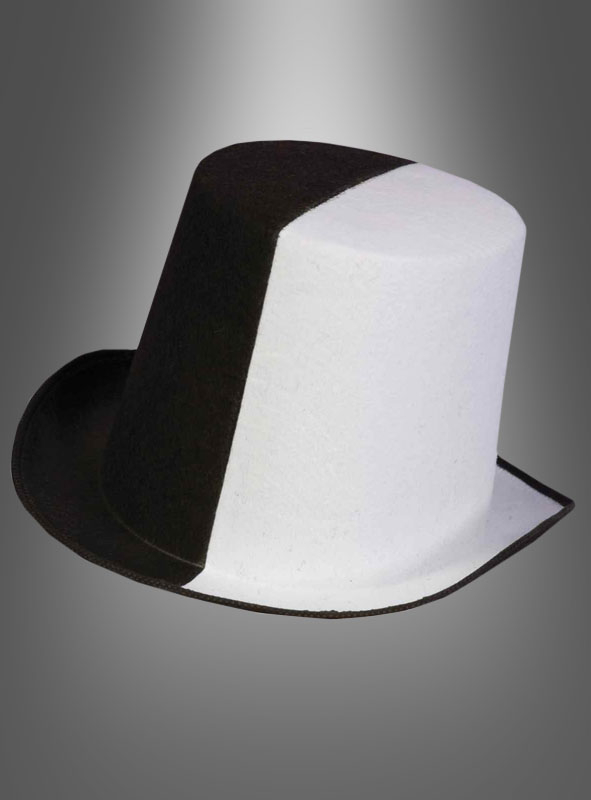 Black and White Top Hat