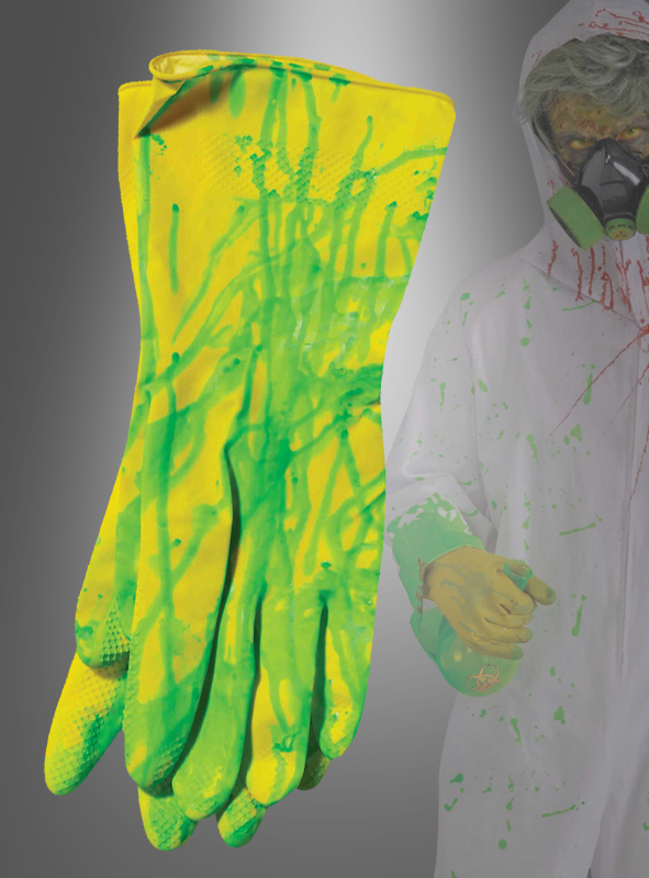 Biohazard Rubber Gloves