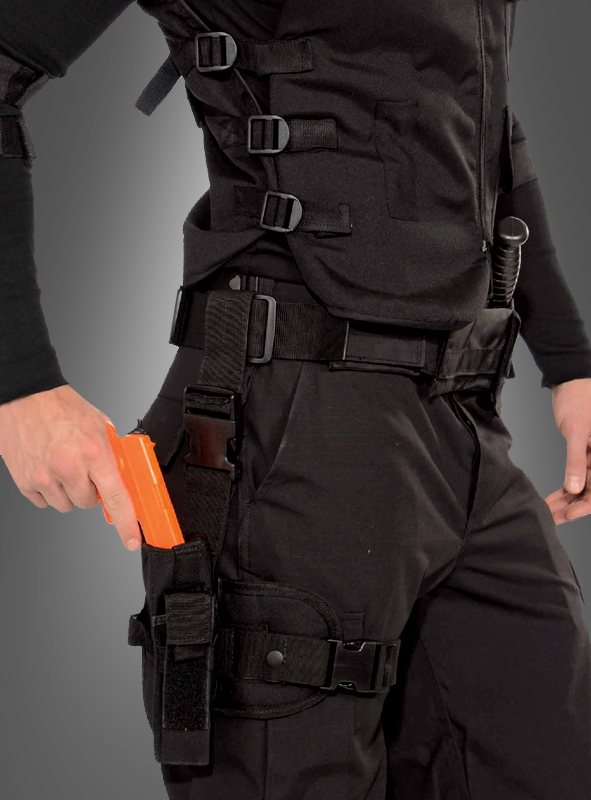 Pistolen-Schultergurt Polizist Holster Gangster Spielzeugpistole mit Halfter