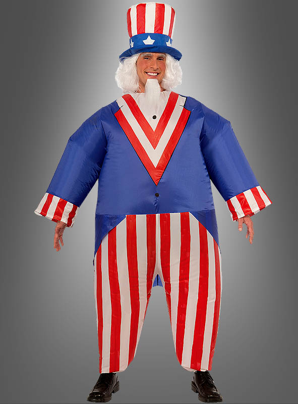 Inflatable Uncle Sam USA Costume