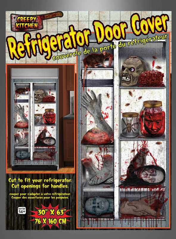 Kühlschrank Halloween Dekoration