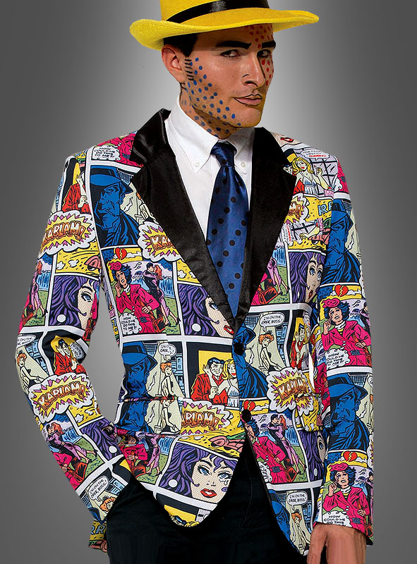 eend kleding Gietvorm Pop Art Blazer for Men buyable at » Kostümpalast.de