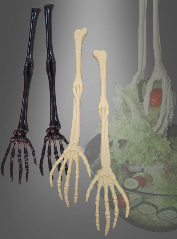 Skeleton Serving Arms Halloween