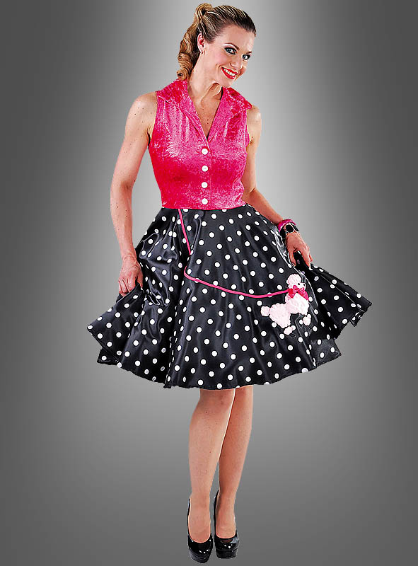 50s Polkadot Dress with Poodle