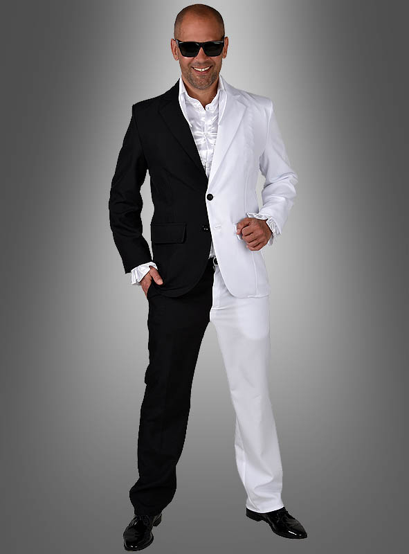 Best Suit Half Black Half White Kostumpalast De