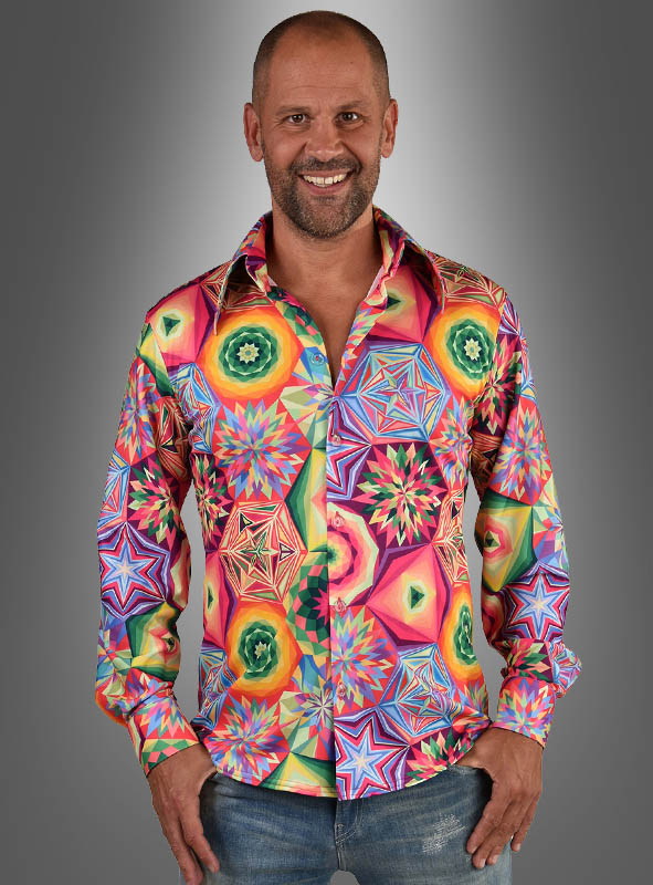 Funky Neon Party Shirt for Men