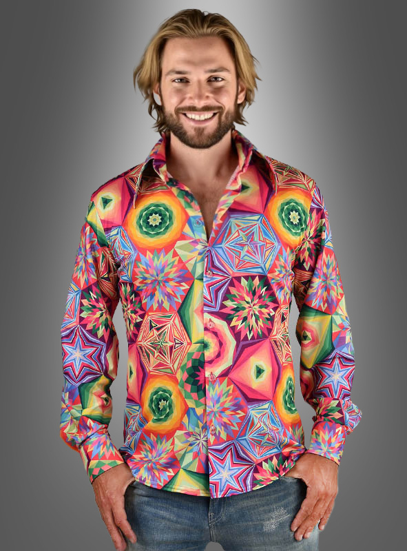 Funky Neon Party Shirt for Men