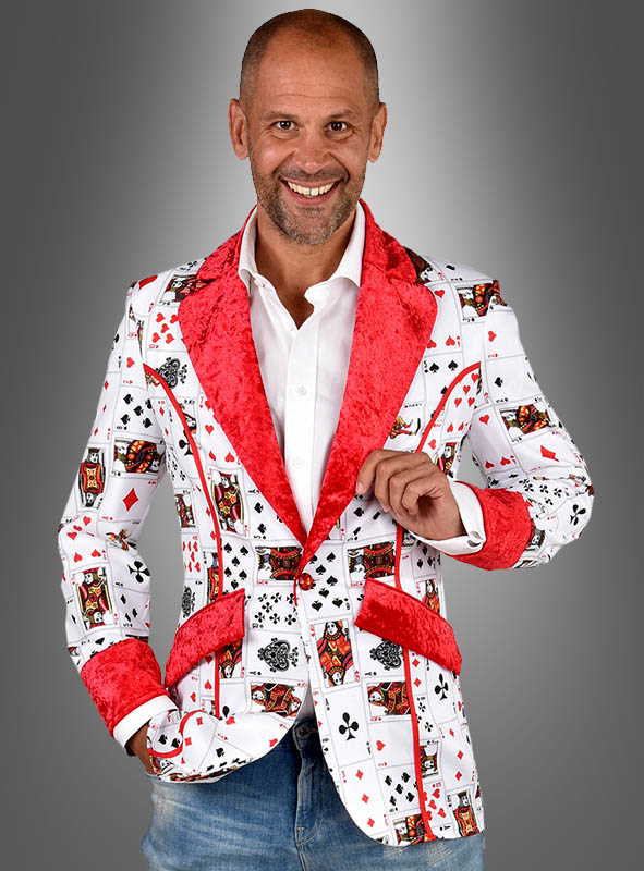 Casino Playing Cards Jacket for Men