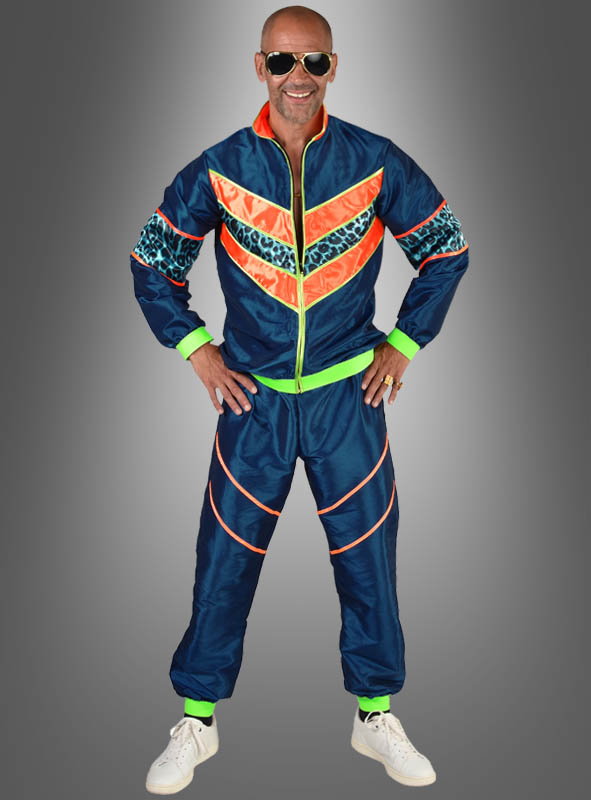 80s Tracksuit for Men blue buy here at » Kostümpalast