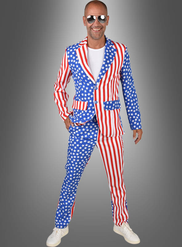USA Anzug Amerika Kostüm