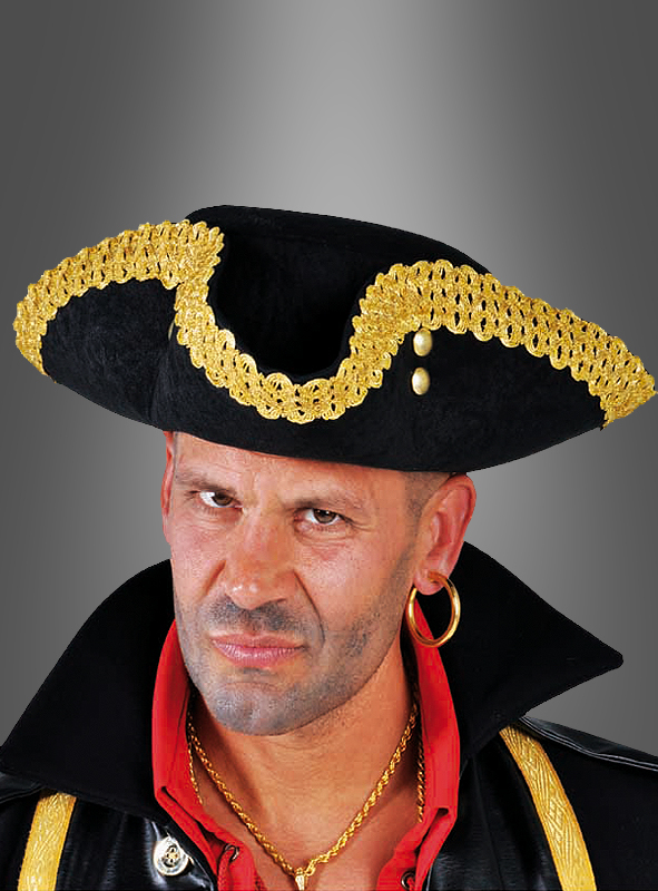 Tricorn with gold border