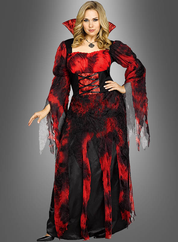 Smi Damen Kostüm Vampirin Karneval Fasching Halloween