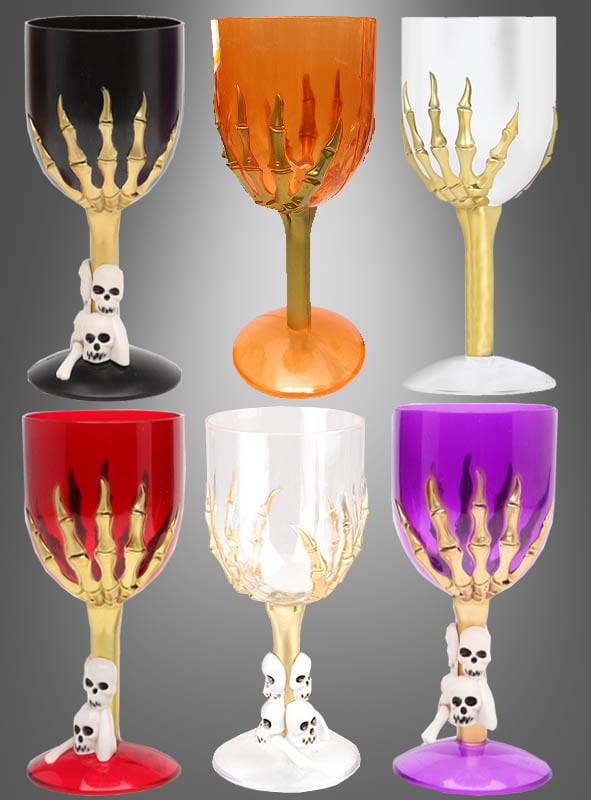 Halloween Goblet with Skeleton Hand Kost mpalast