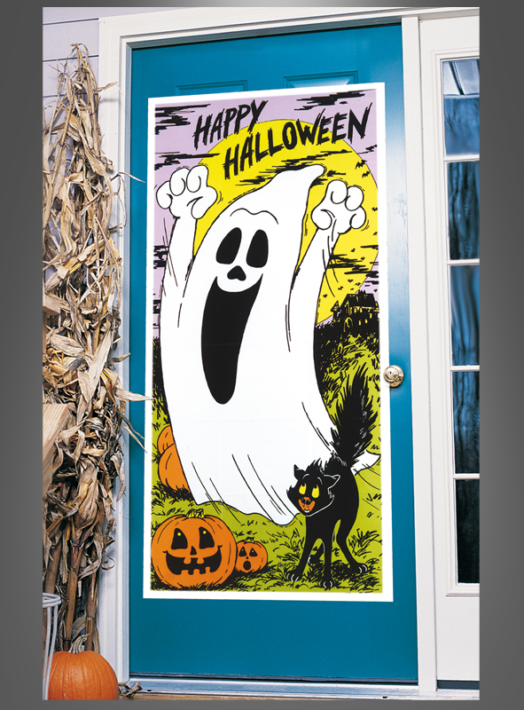 Door cover Halloween Ghost