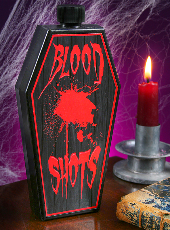 Blutfläschchen Flachmann für Vampire
