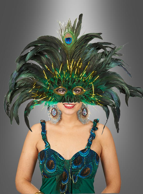 Samba Feather Mask