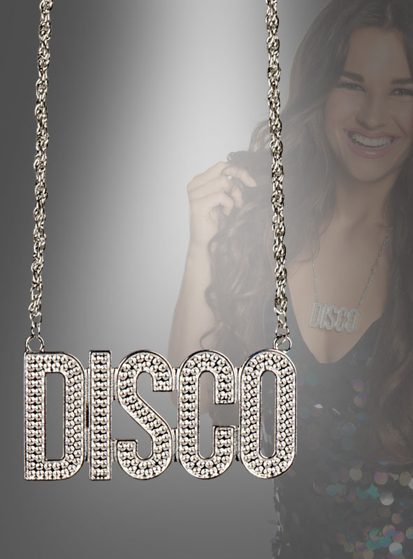 Discokugel Halskette für Discokostüme