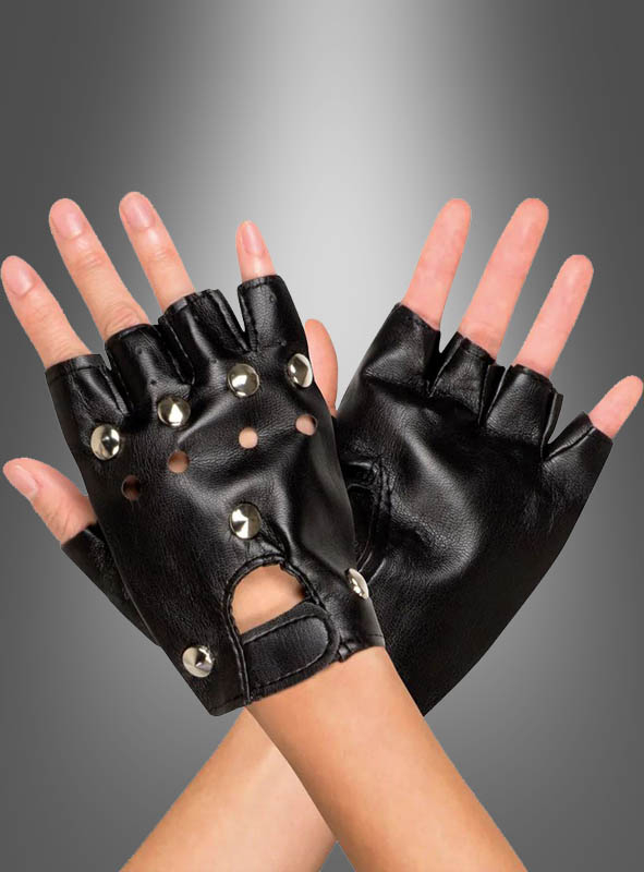 Nietenhandschuhe Rocker Biker