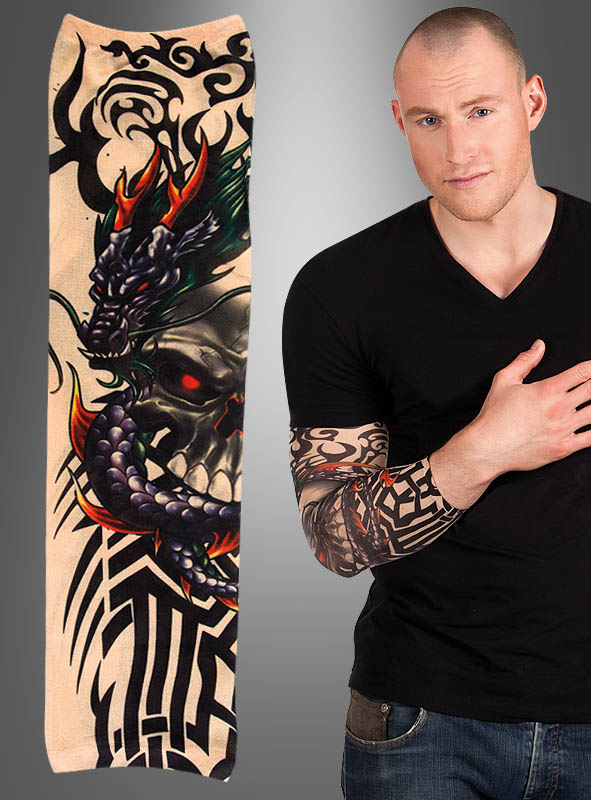 Eine Tattoo Armstulpe Drache