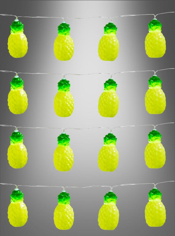 Ananas Lichterkette 140cm Sommerparty