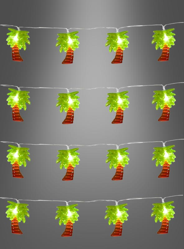 Fairy lights palm trees summer party 140cm