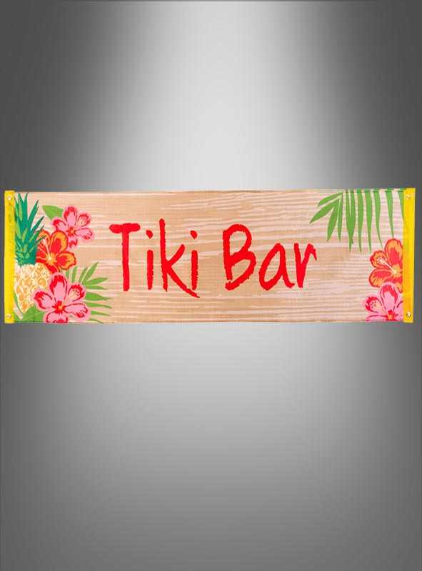 Party banner Tiki Bar 180x50 cm