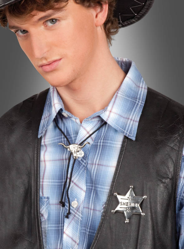 Sheriff Star Badge and Bolo Tie
