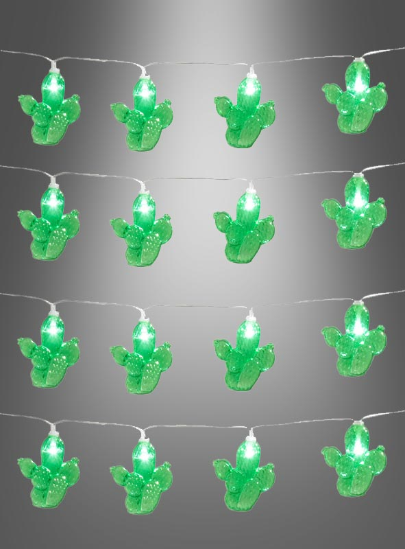 LED Light Chain Cactus 140cm