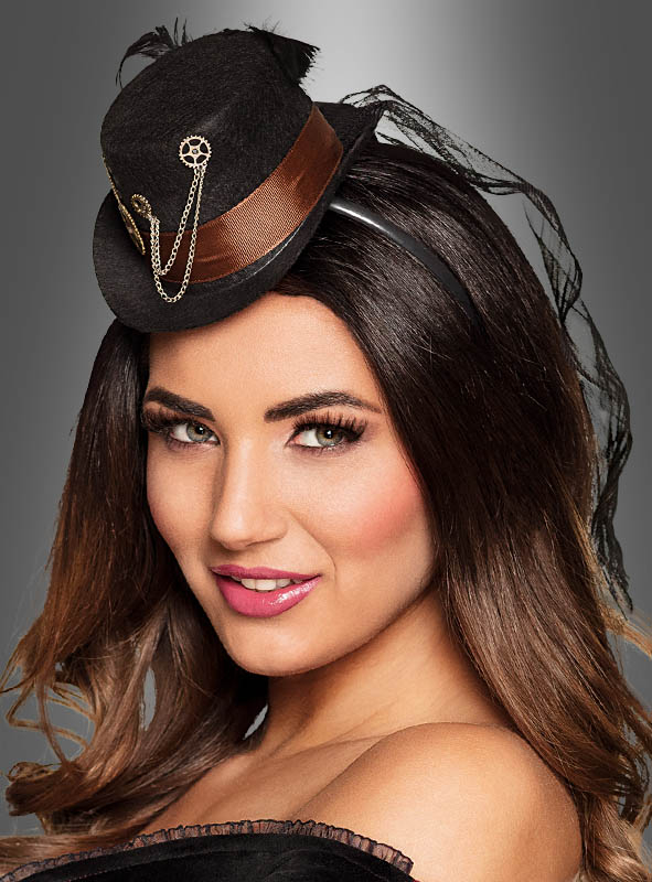 Little Top Hat with Gears Steampunk
