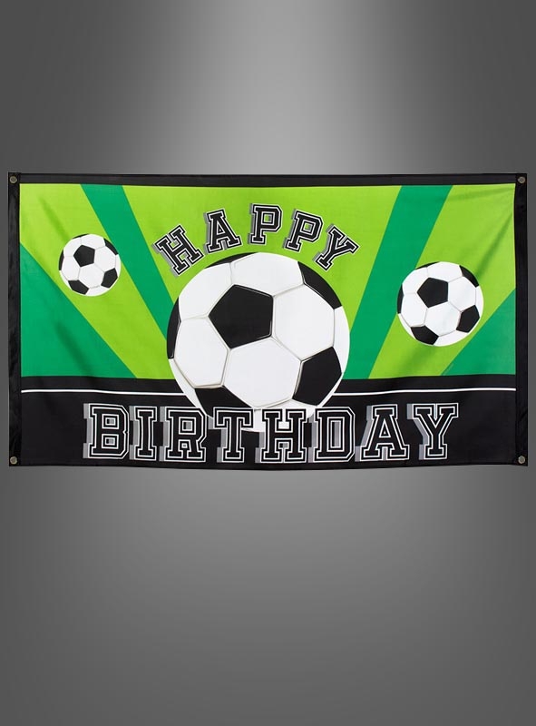 Soccer decoration flag for children birthday 150x90cm