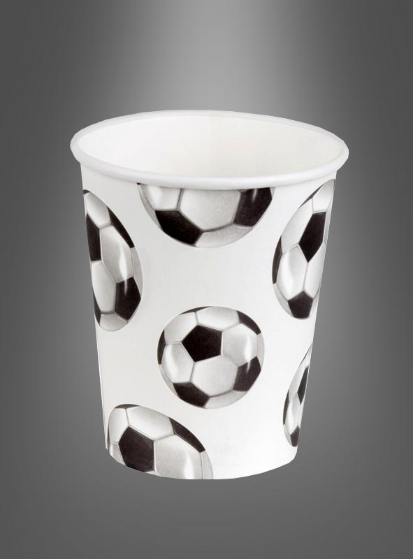 Paper cups soccer 210ml 10pcs.