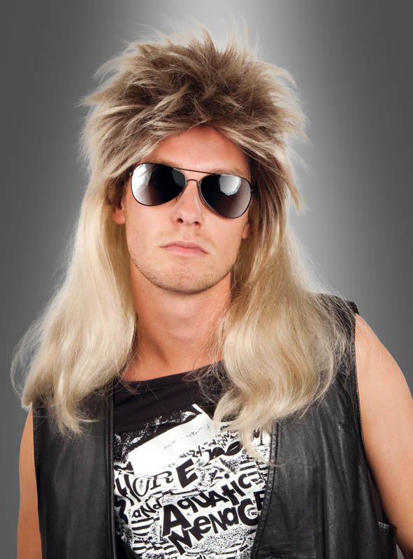 Rockstar Wig Mullet buy here at Kostumpalast