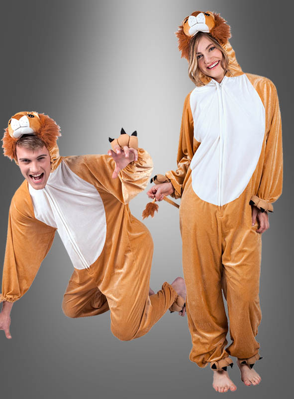 Plush Lion Costume Unisex Adult