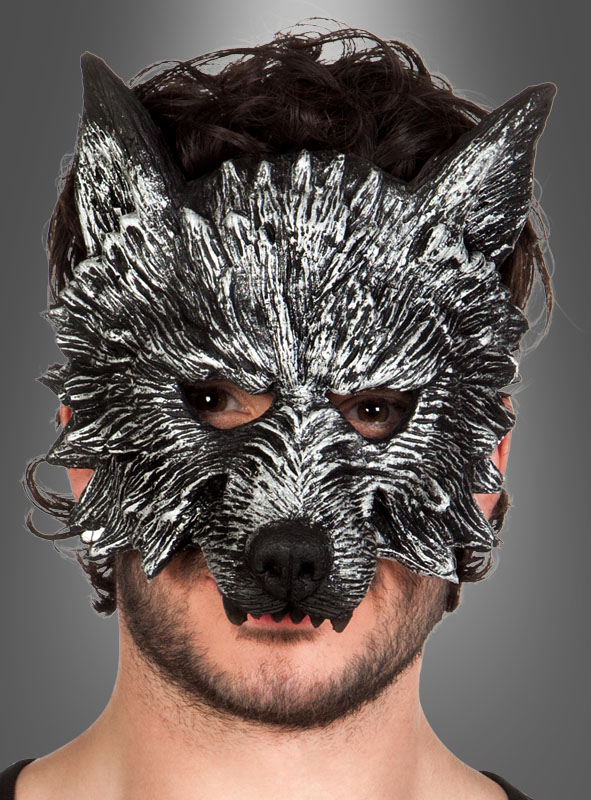 Wolf Werwolf Halbmaske