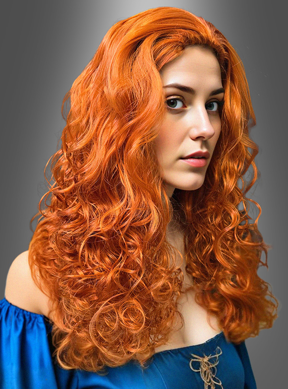 Deluxe Curly Wig Magdalena copper