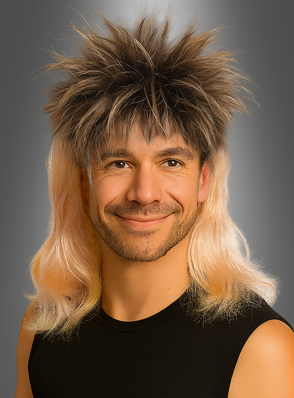 80s Mullet Wig blonde
