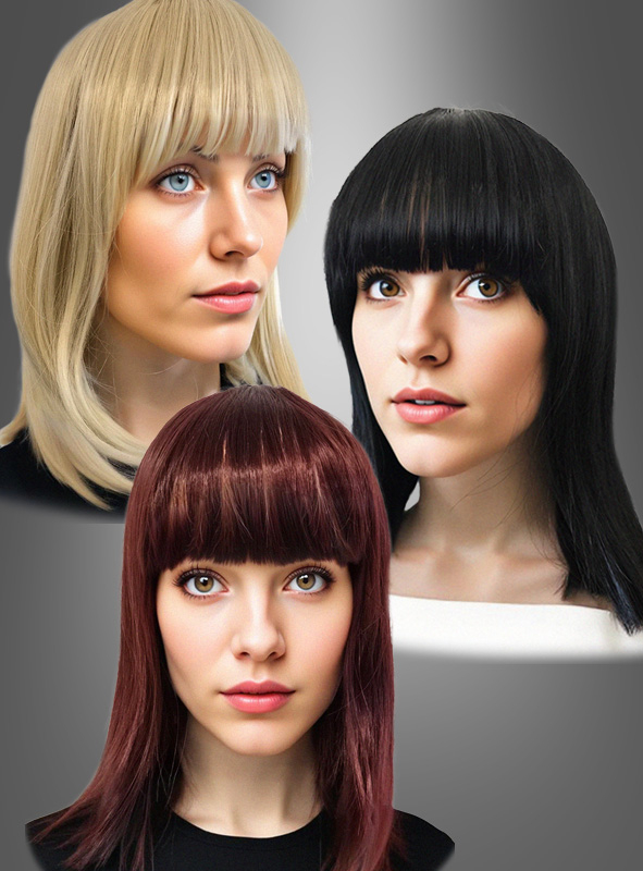 Shoulderlength Wig Pageboy Cut Deluxe
