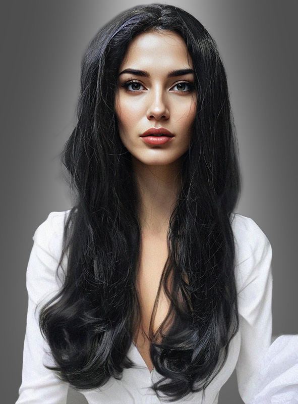 Diva Wavy Long Hair Wig Kim black